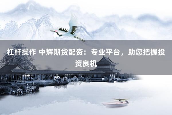 杠杆操作 中辉期货配资：专业平台，助您把握投资良机