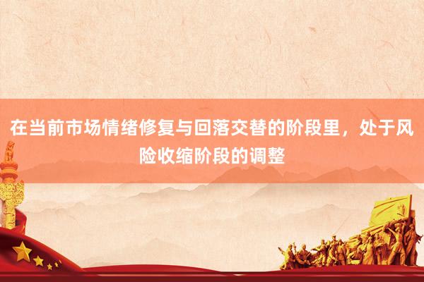 在当前市场情绪修复与回落交替的阶段里，处于风险收缩阶段的调整